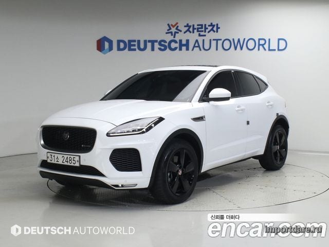 JAGUAR E-PACE 2018 — 26 640 км, белый, Корея — под ключ — фото 1