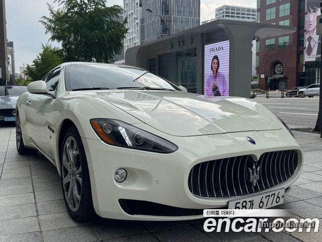 MASERATI GRANTURISMO 2013 — 70 738 км, белый-перламутр, Корея — под ключ — фото 1