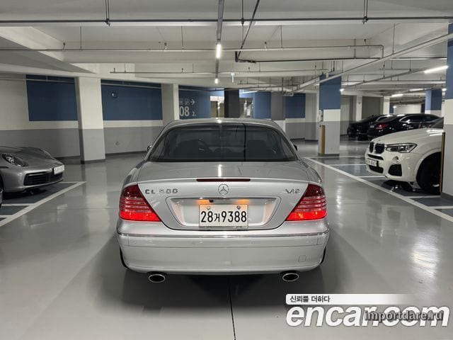 MERCEDES-BENZ CL-CLASS C215 2003 — 94 000 км, серебристый, Корея — под ключ — фото 2