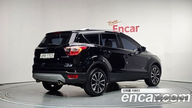 FORD KUGA 2017 — 138 787 км, чёрный, Корея — под ключ — фото 2