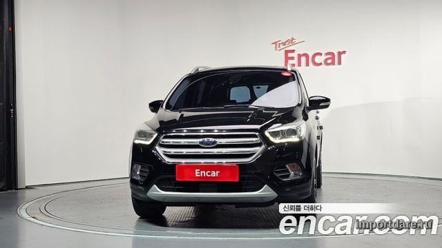 FORD KUGA 2017 — 138 787 км, чёрный, Корея — под ключ — фото 3