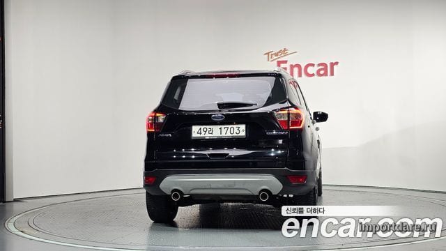 FORD KUGA 2017 — 138 787 км, чёрный, Корея — под ключ — фото 4
