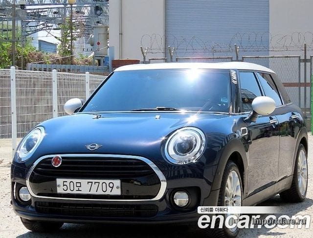 MINI COOPER CLUBMAN 2019 — 49 689 км, синий, Корея — под ключ — фото 2