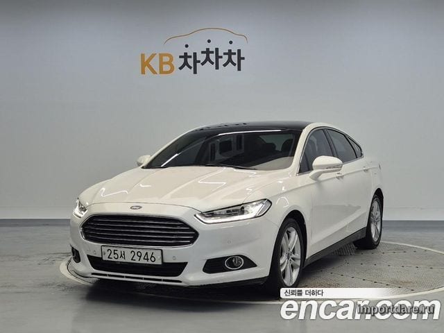 FORD MONDEO 2015 — 165 258 км, белый, Корея — под ключ — фото 1
