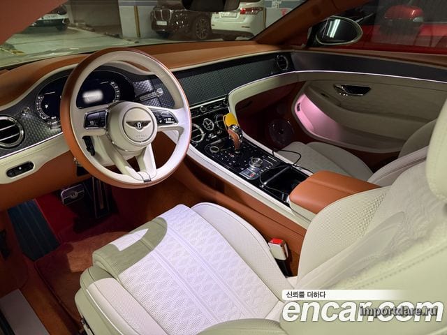 BENTLEY CONTINENTAL 2025 — 4 800 км, белый-перламутр, Корея — под ключ — фото 9