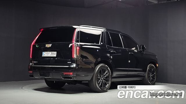 CADILLAC ESCALADE 2023 — 90 406 км, чёрный, Корея — под ключ — фото 2