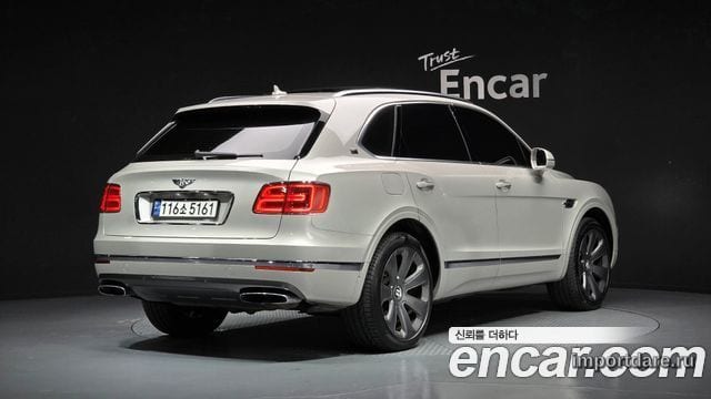 BENTLEY BENTAYGA 2018 — 59 496 км, белый-перламутр, Корея — под ключ — фото 2
