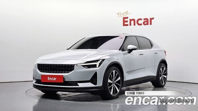 POLESTAR POLESTAR 2 2022 — 106 151 км, светло-серебристый, Корея — под ключ — фото 1