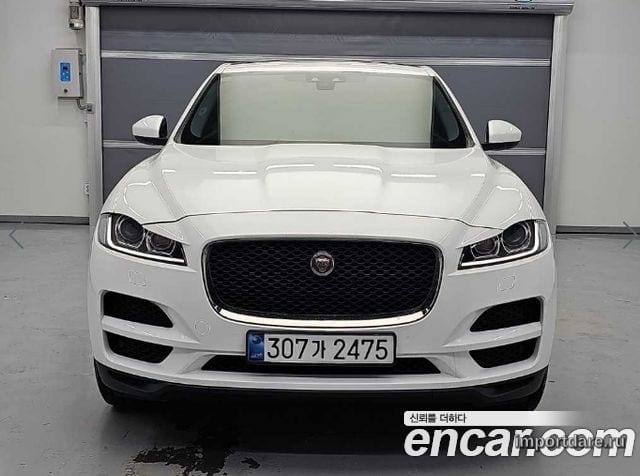 JAGUAR F-PACE 2018 — 150 551 км, белый, Корея — под ключ — фото 2