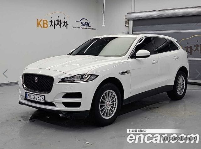JAGUAR F-PACE 2018 — 150 551 км, белый, Корея — под ключ — фото 6