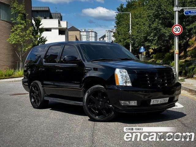 CADILLAC ESCALADE 2013 — 199 704 км, чёрный, Корея — под ключ — фото 1