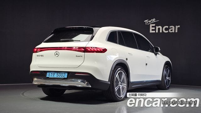 MERCEDES-BENZ EQS SUV X296 2023 — 52 890 км, белый, Корея — под ключ — фото 2