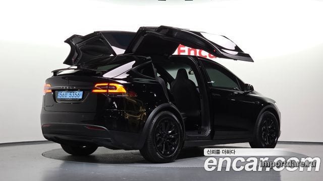 TESLA MODEL X 2019 — 116 028 км, чёрный, Корея — под ключ — фото 1