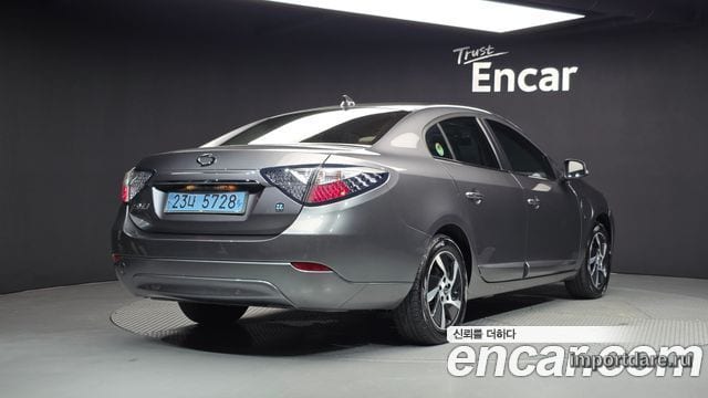 RENAULT KOREA SM3 Z.E. 2018 — 171 186 км, серебристо-серый, Корея — под ключ — фото 2