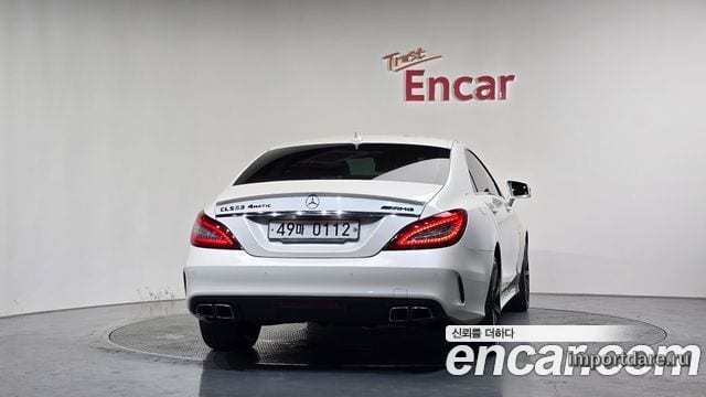 MERCEDES-BENZ CLS-CLASS W218 2016 — 125 992 км, белый, Корея — под ключ — фото 4