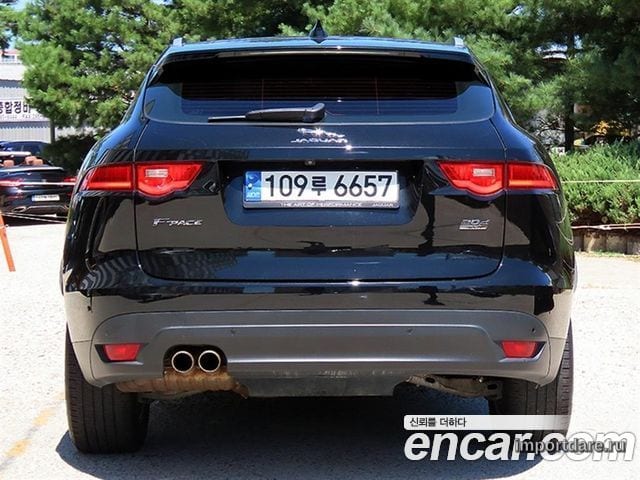 JAGUAR F-PACE 2019 — 109 176 км, чёрный, Корея — под ключ — фото 4