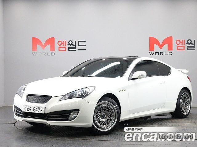 HYUNDAI GENESIS COUPE 2011 — 181 515 км, белый, Корея — под ключ — фото 1