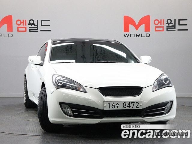 HYUNDAI GENESIS COUPE 2011 — 181 515 км, белый, Корея — под ключ — фото 2