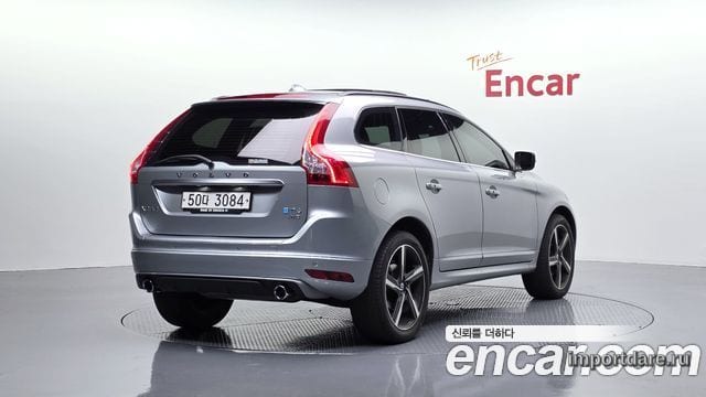 VOLVO XC60 2015 — 76 114 км, серебристо-серый, Корея — под ключ — фото 2