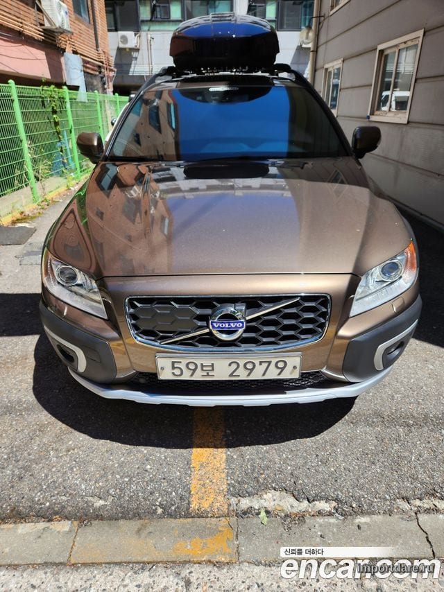 VOLVO XC70 2014 — 96 000 км, коричневый, Корея — под ключ — фото 3