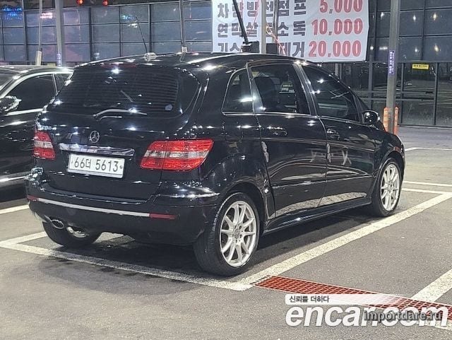 MERCEDES-BENZ B-CLASS W245 2008 — 218 528 км, чёрный, Корея — под ключ — фото 4
