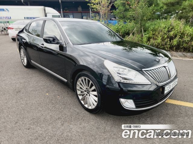 HYUNDAI EQUUS 2015 — 99 374 км, чёрный, Корея — под ключ — фото 3