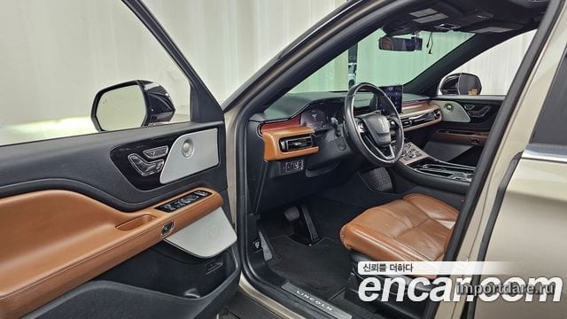 LINCOLN AVIATOR 2021 — 39 130 км, светло-золотистый, Корея — под ключ — фото 10