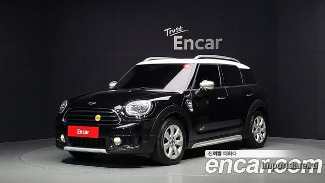 MINI COOPER D COUNTRYMAN 2018 — 102 196 км, чёрный, Корея — под ключ — фото 1