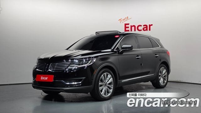 LINCOLN MKX 2018 — 107 289 км, чёрный, Корея — под ключ — фото 1