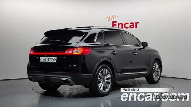 LINCOLN MKX 2018 — 107 289 км, чёрный, Корея — под ключ — фото 2