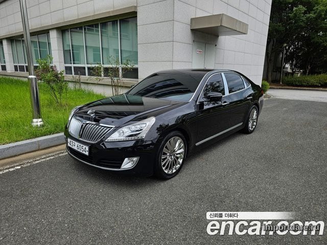 HYUNDAI EQUUS 2015 — 222 000 км, чёрный, Корея — под ключ — фото 4
