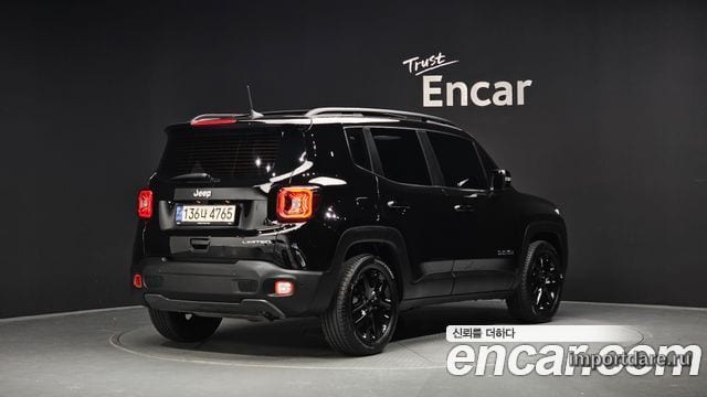 JEEP RENEGADE 2023 — 13 131 км, чёрный, Корея — под ключ — фото 2