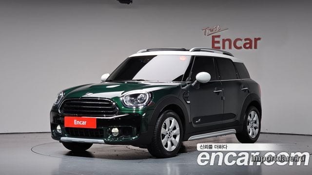 MINI COOPER D COUNTRYMAN 2018 — 31 995 км, зелёный, Корея — под ключ — фото 1