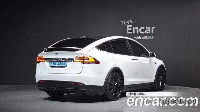 TESLA MODEL X 2019 — 143 513 км, белый, Корея — под ключ — фото 1