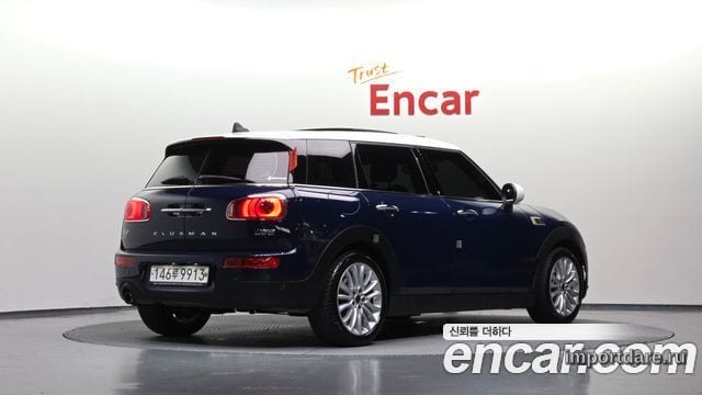 MINI COOPER CLUBMAN 2019 — 131 390 км, синий, Корея — под ключ — фото 1