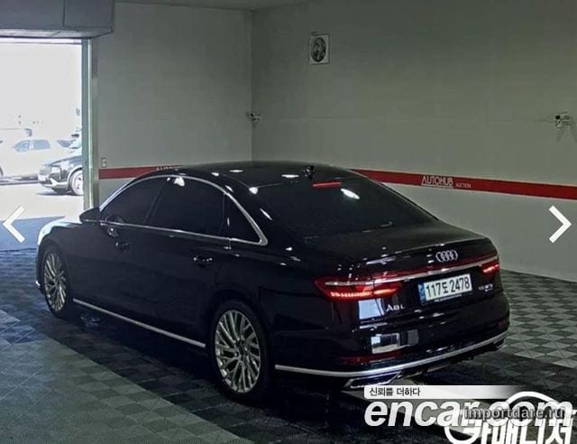 AUDI A8 2021 — 66 020 км, чёрный, Корея — под ключ — фото 5