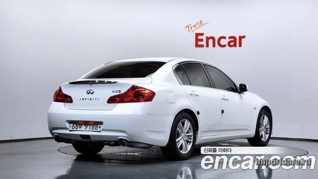 INFINITI G25 2013 — 273 499 км, белый-перламутр, Корея — под ключ — фото 2
