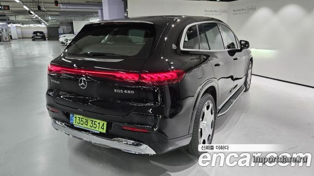 Mercedes-Benz Eqs SUV сзади