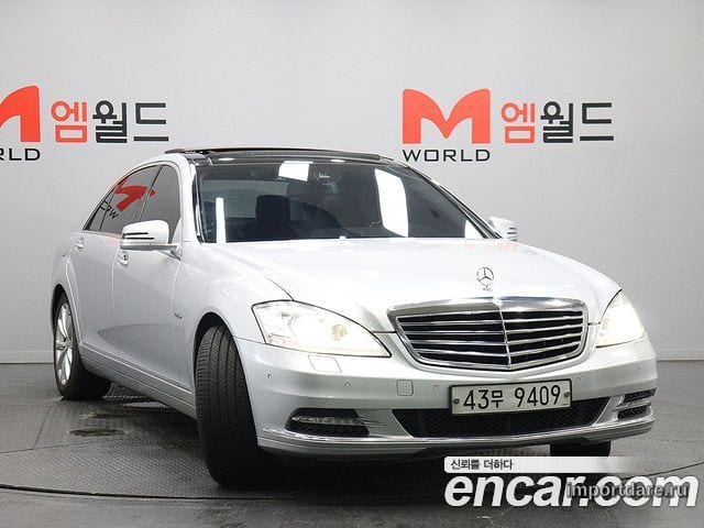 MERCEDES-BENZ S-CLASS W221 2012 — 354 900 км, серебристый, Корея — под ключ — фото 2