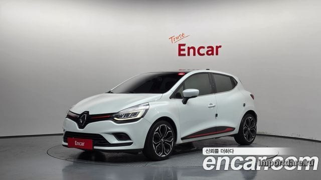 RENAULT KOREA CLIO 2019 — 99 014 км, белый, Корея — под ключ — фото 1