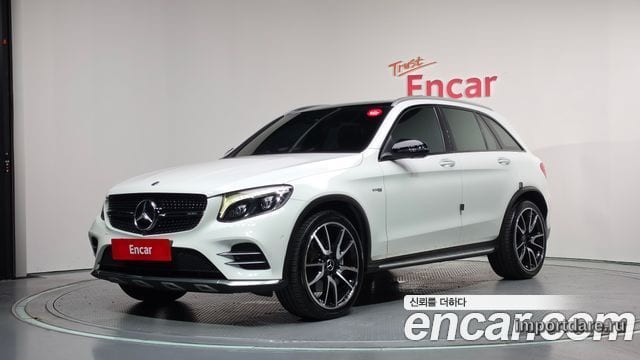 MERCEDES-BENZ GLC-CLASS X253 2018 — 110 095 км, белый, Корея — под ключ — фото 1