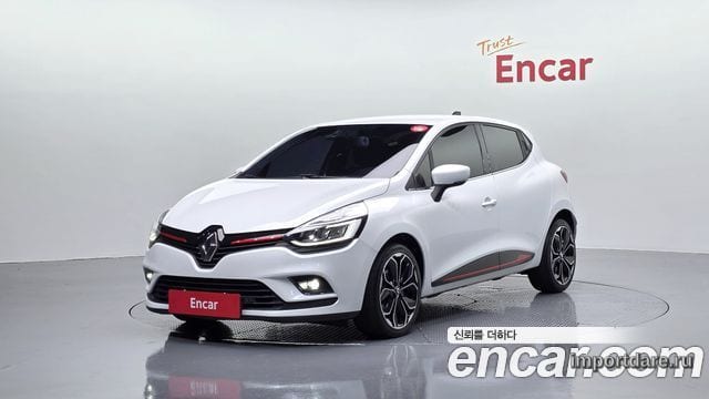 RENAULT KOREA CLIO 2018 — 77 711 км, белый, Корея — под ключ — фото 1