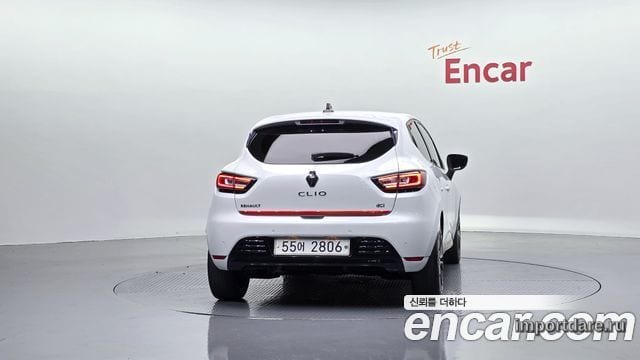 RENAULT KOREA CLIO 2018 — 77 711 км, белый, Корея — под ключ — фото 4