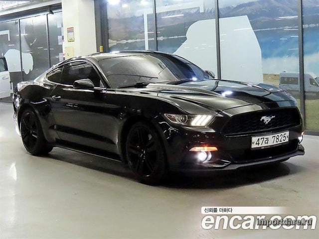 FORD MUSTANG 2015 — 143 164 км, чёрный, Корея — под ключ — фото 1