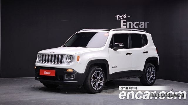 JEEP RENEGADE 2017 — 59 782 км, белый, Корея — под ключ — фото 1