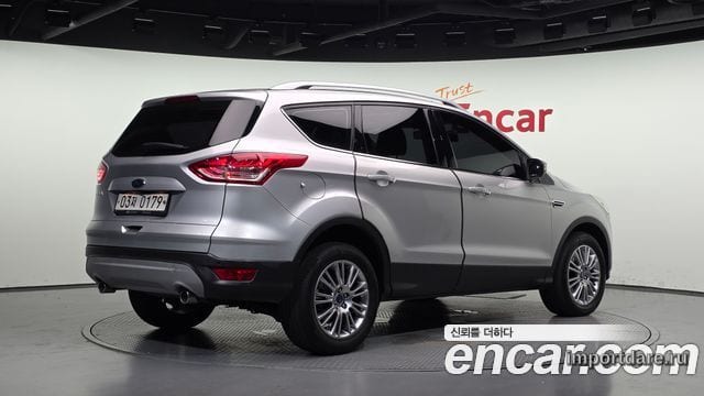 FORD KUGA 2016 — 140 633 км, серебристый, Корея — под ключ — фото 2