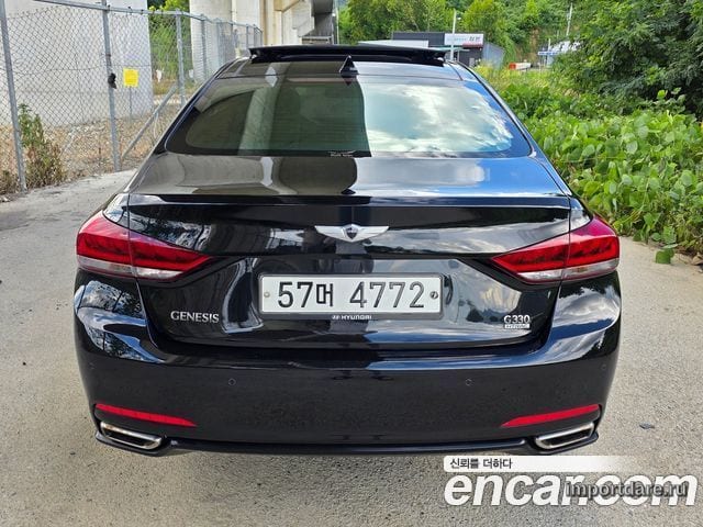 HYUNDAI GENESIS DH 2015 — 208 330 км, чёрный, Корея — под ключ — фото 4