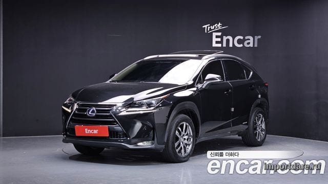 LEXUS NX300H 2016 — 181 923 км, чёрный, Корея — под ключ — фото 1