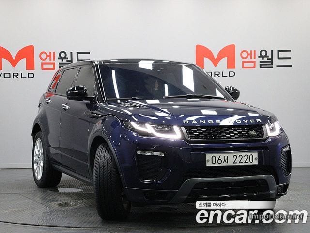 LAND ROVER RANGE ROVER EVOQUE 2018 — 74 615 км, Корея — под ключ — фото 2
