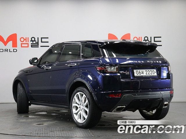 LAND ROVER RANGE ROVER EVOQUE 2018 — 74 615 км, Корея — под ключ — фото 3